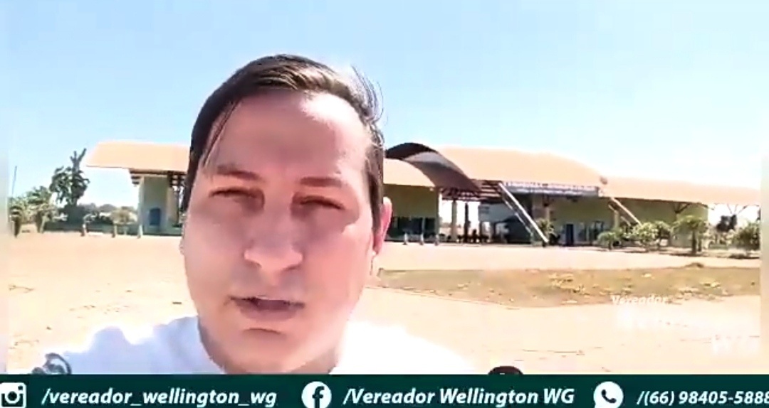 Após inúmeras Denúncias de moradores nas redes sociais, no Último dia (08) o Vereador Wellington WG foi até o Terminal Rodoviário de Paranatinga