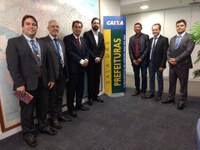 Cori e Marquinhos participam de reunião em Brasília tentando trazer CEF para Paranatinga