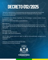 DECRETO 012/2025