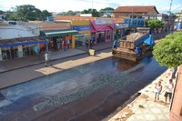 FETHAB - Prefeitura de Paranatinga esta fazendo recapeamento da Avenida Bandeirantes