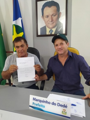PONTE DO JATOBÁ - Mineiro protocola com prefeito de Paranatinga, solicitação em regime de urgência para manutenção