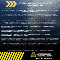 PORTARIA Nº- 007/2024 DE 05 DE MARÇO DE 2024