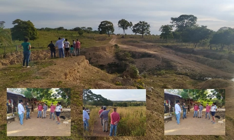 Prefeito e Vereadores percorrem a estrada dos Balneários para implantação de melhorias