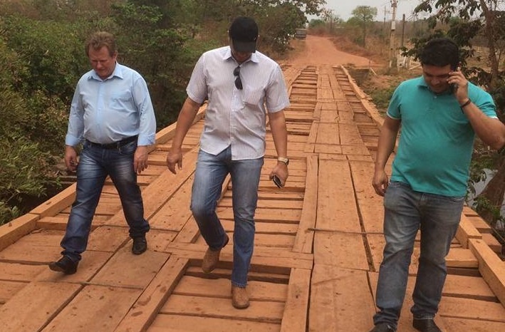 Prefeitura de Paranatinga atende mais uma indicação dos vereadores; ponte da Bica D'Água foi recuperada