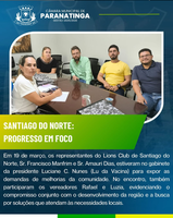 SANTIAGO DO NORTE: PROGRESSO EM FOCO