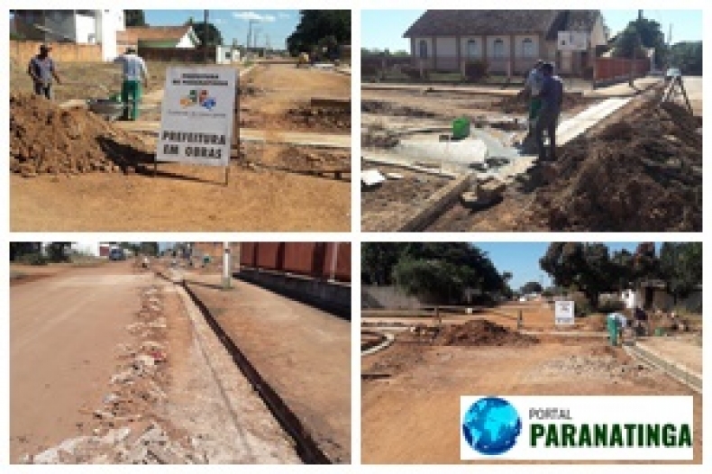 Secretaria de Obras e Prefeitura atende pedido do Vereador Jorge Ciotti fazendo meio fio e reparos no Bairro Novo Horizonte