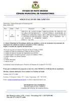 SOLICITAÇÃO DE ORÇAMENTO - DISPENSA DE LICITAÇÃO Nº 013/2022