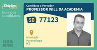 Suplente, Will Dias, assumirá vaga na Câmara Municipal de Vereadores
