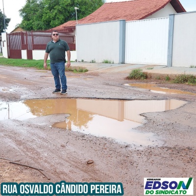 Vereador Edson do Sindicato, a pedido da população vai à mais 3 bairros fiscalizar e cobrar Prefeito e Secretário