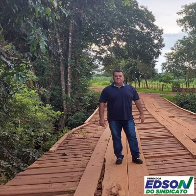 Vereador Edson do Sindicato alerta há dias e Produtores estão recuperando ponte sobre o Corgão