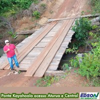 Vereador Edson do Sindicato cobra ações do Poder Executivo em estradas e pontes na região do Bakairi em Paranatinga