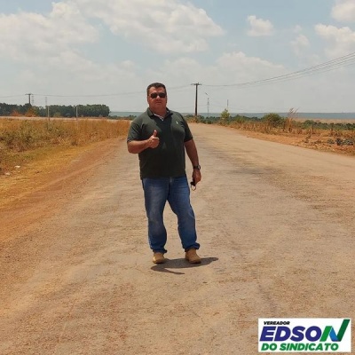 Vereador Edson do Sindicato cobra agilidade do Governo Mauro Mendes sobre pavimentação asfáltica da MT-130, que anda bem lento