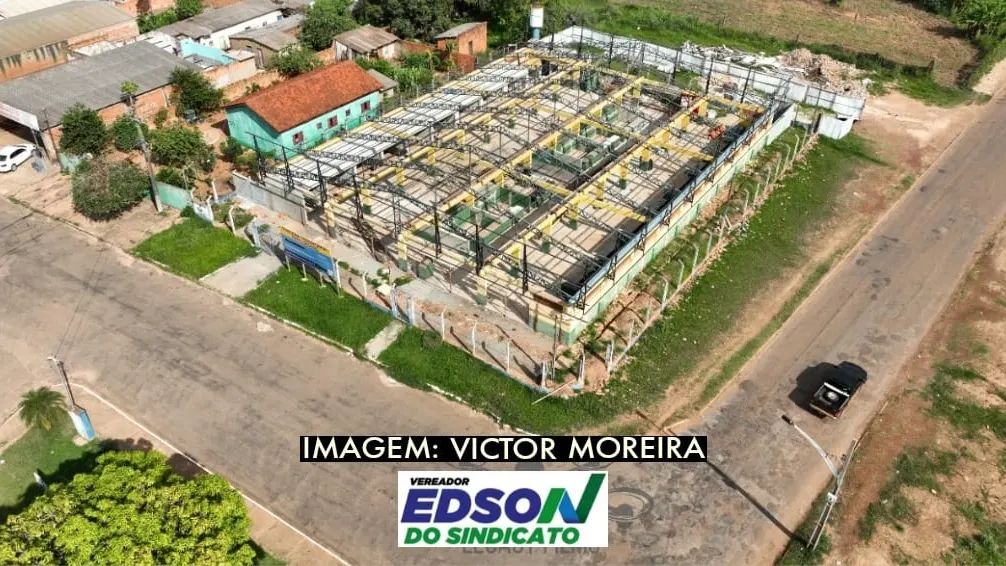 Vereador Edson do Sindicato cobra Prefeito sobre atrasos na obra de reforma da Feira Municipal em Paranatinga