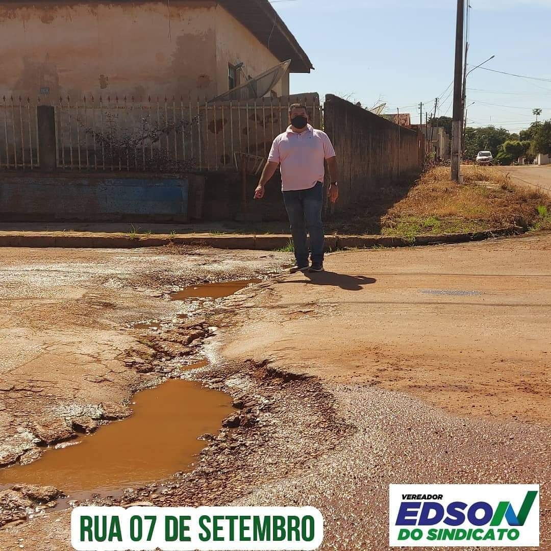 Vereador Edson do Sindicato diz que bairro Novo Horizonte pede socorro 