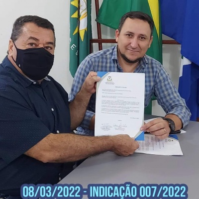 Vereador Edson do Sindicato Protocola Indicação solicitando do Prefeito Construção de Casas Populares 