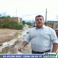 Vereador Edson do Sindicato vai a ponto crítico a pedido dos moradores pedir socorro a gestão