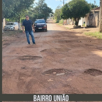 Vereador Edson do Sindicato visita bairros e indica ao poder executivo força tarefa na operação tapa buracos