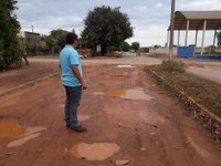 Vereador Labiga solicita obras de tapa buraco no bairro Rui Barbosa