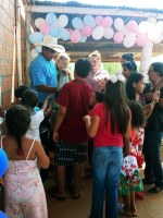 Vereador Nego do Rodeio participa das festividades do feriado de 12 de outubro no assentamento Colorado