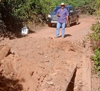 Vereador Nego do Rodeio tem solicitação atendida e ponte recebe manutenção na zona rural de Paranatinga 