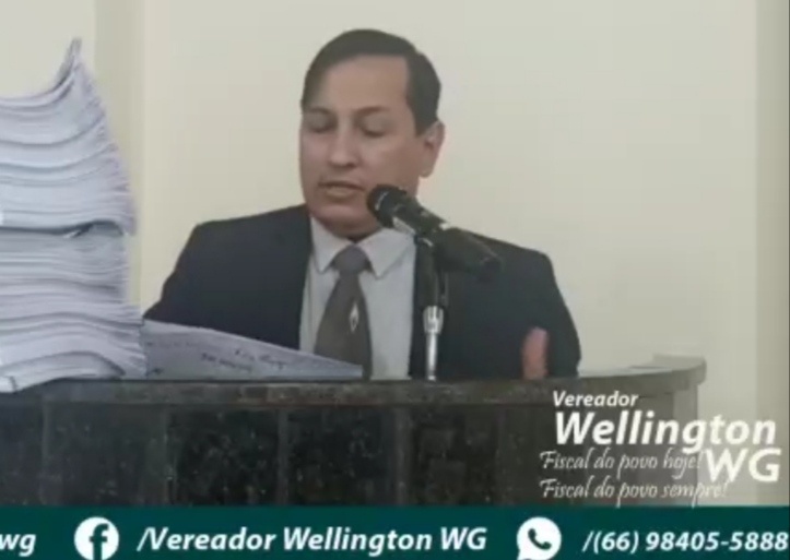 Vereador Wellington WG parabeniza funcionários da Saúde de Paranatinga